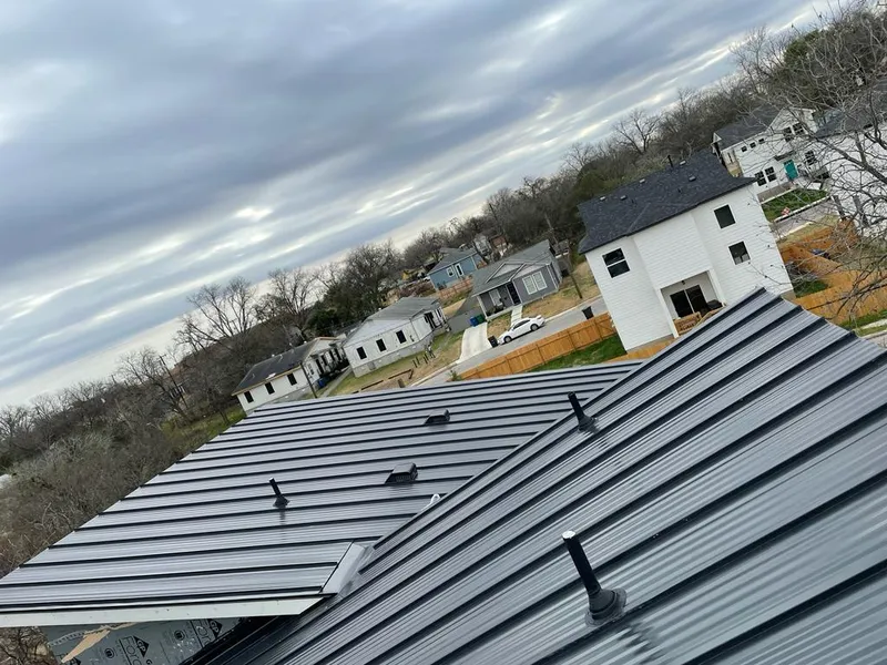 Standing seam metal roof panels with vents for Skylight Repair in Montevallo